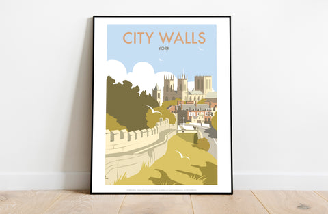 City Walls By Artist Dave Thompson - Premium Art Print