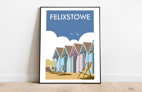 Felixstowe By Artist Dave Thompson - Premium Art Print