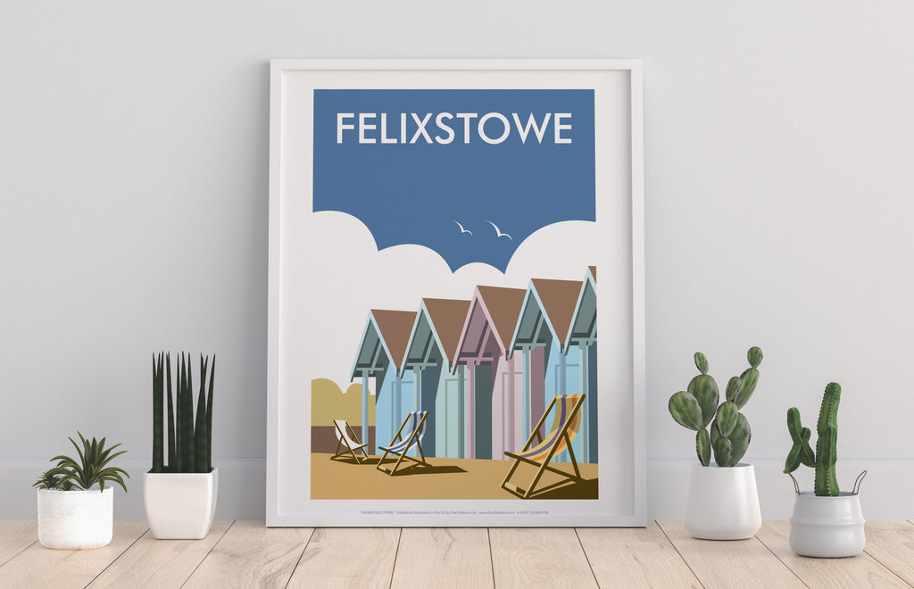 Felixstowe By Artist Dave Thompson - Premium Art Print