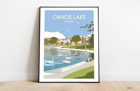 Canoe Lake By Artist Dave Thompson - Premium Art Print