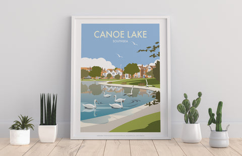 Canoe Lake By Artist Dave Thompson - Premium Art Print