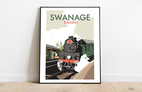 Swanage By Artist Dave Thompson - 11X14inch Premium Art Print