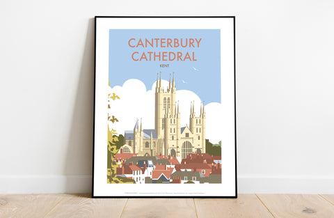 Canterbury Cathedral By Artist Dave Thompson - Art Print