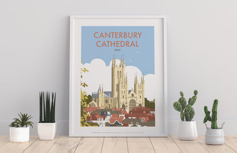 Canterbury Cathedral By Artist Dave Thompson - Art Print