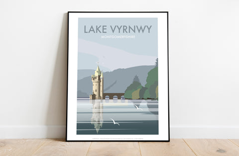 Lake Vyrnwy By Artist Dave Thompson - Premium Art Print