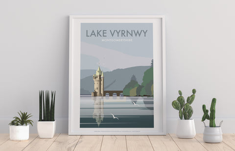 Lake Vyrnwy By Artist Dave Thompson - Premium Art Print