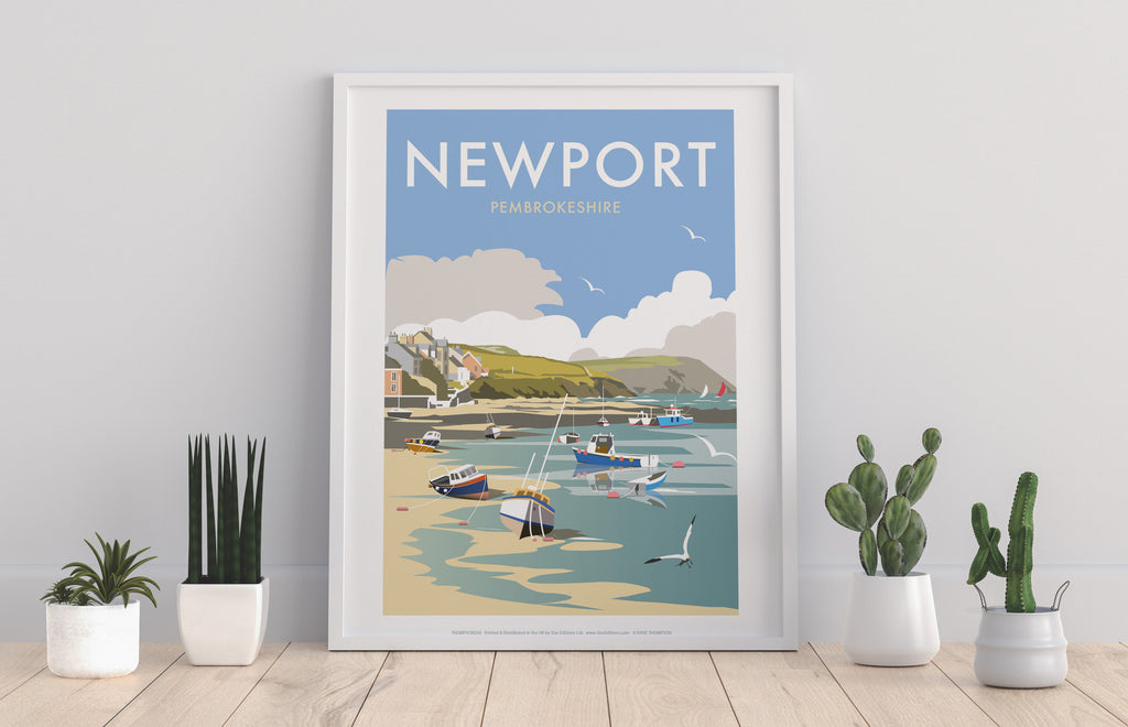 Newport By Artist Dave Thompson - 11X14inch Premium Art Print