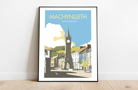 Machynlleth By Artist Dave Thompson - Premium Art Print