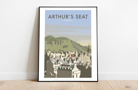 Arthur's Seat By Artist Dave Thompson - Premium Art Print