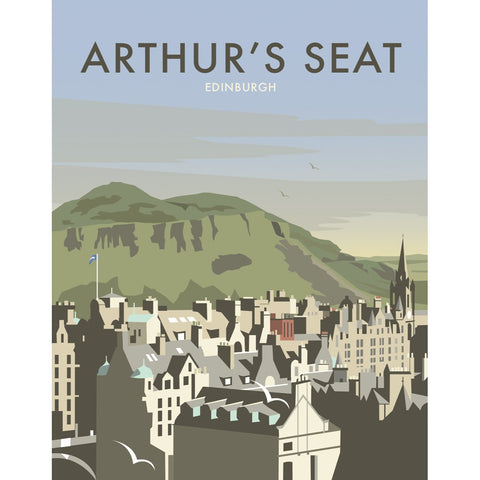 THOMPSON264: Arthur's Seat, Edinburgh 24" x 32" Matte Mounted Print