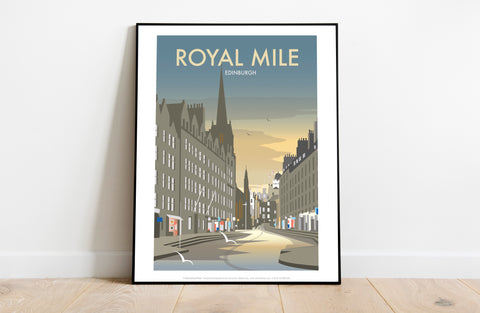 Royal Mile By Artist Dave Thompson - Premium Art Print