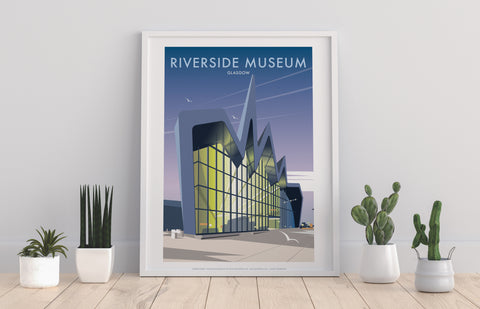 Riverside Museum By Artist Dave Thompson - 11X14inch Premium Art Print