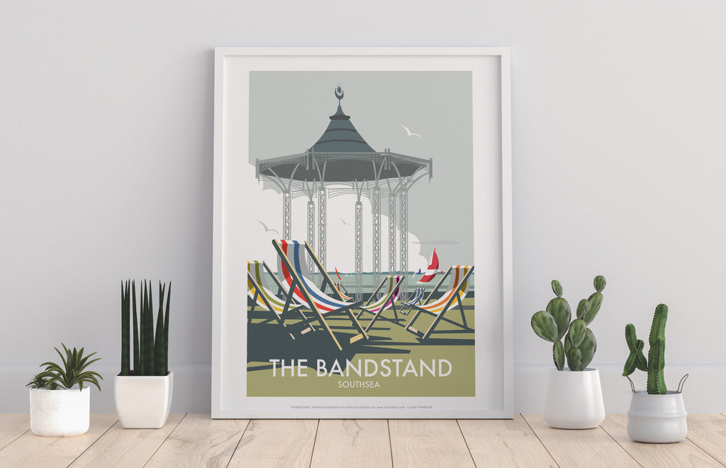 The Bandstand By Artist Dave Thompson - Premium Art Print