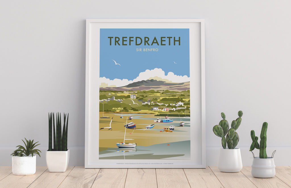 Trefdraeth By Artist Dave Thompson - Premium Art Print