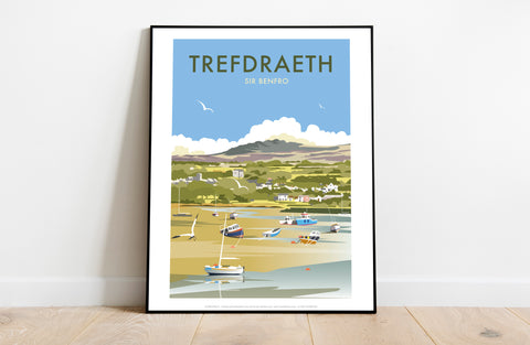 Trefdraeth By Artist Dave Thompson - Premium Art Print