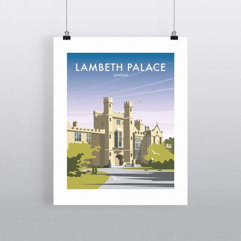 THOMPSON279: Lambeth Palace 24" x 32" Matte Mounted Print