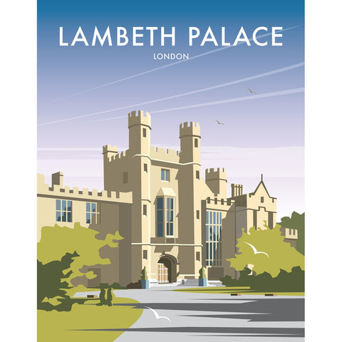 THOMPSON279: Lambeth Palace 24" x 32" Matte Mounted Print