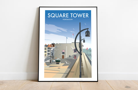 Square Tower By Artist Dave Thompson - Premium Art Print