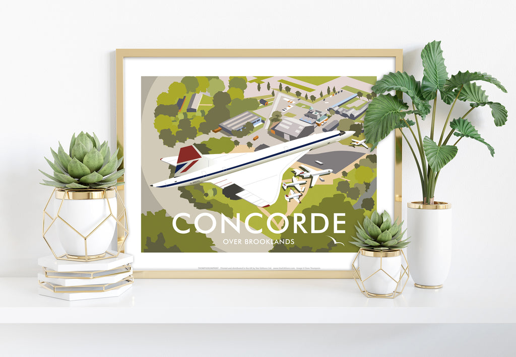Concorde By Artist Dave Thompson - 11X14inch Premium Art Print