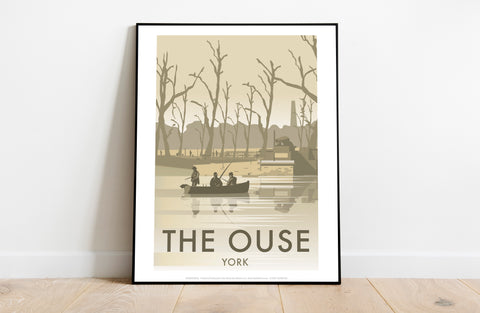 The Ouse By Artist Dave Thompson - 11X14inch Premium Art Print