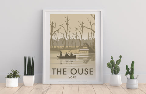 The Ouse By Artist Dave Thompson - 11X14inch Premium Art Print
