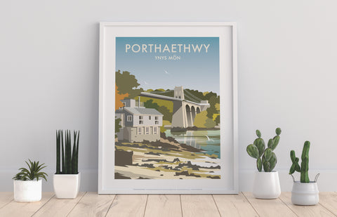 Porthaethwy By Artist Dave Thompson - Premium Art Print