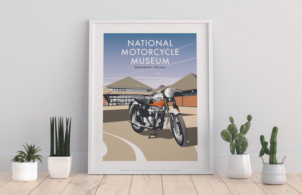 National Motorcycle Museum By Artist Dave Thompson Art Print