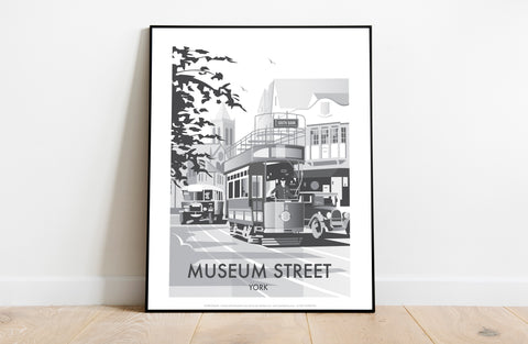 Museum Street By Artist Dave Thompson - Premium Art Print