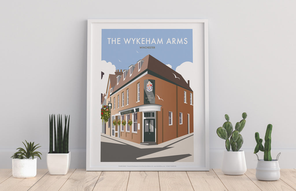 The Wykeham Arms By Artist Dave Thompson - 11X14inch Premium Art Print