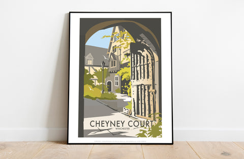 Cheyney Court By Artist Dave Thompson - Premium Art Print