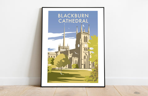 Blackburn Cathedral By Artist Dave Thompson - Art Print