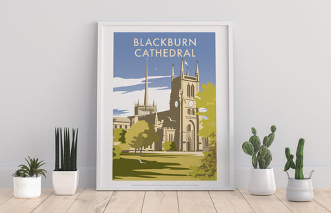 Blackburn Cathedral By Artist Dave Thompson - Art Print