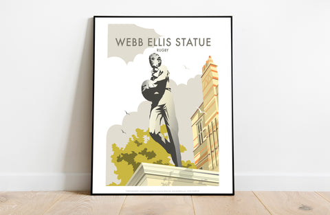 Webb Ellis Statue By Artist Dave Thompson - Art Print