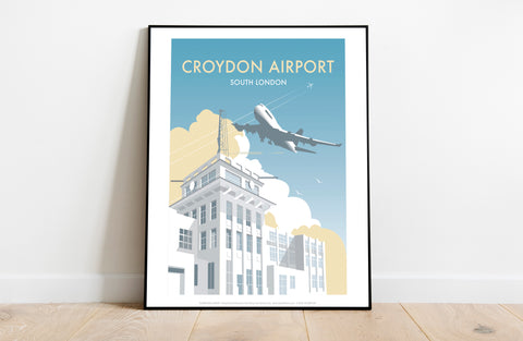 Croydon Airport By Artist Dave Thompson - Premium Art Print