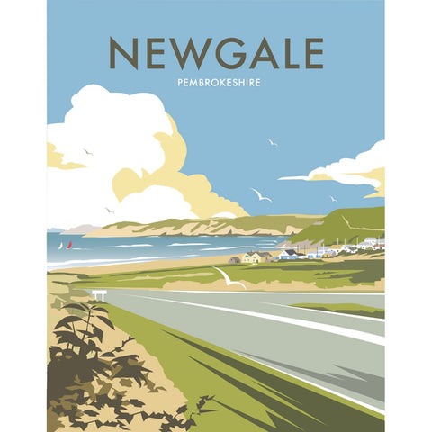 THOMPSON326: Newgale, Pembrokeshire 24" x 32" Matte Mounted Print