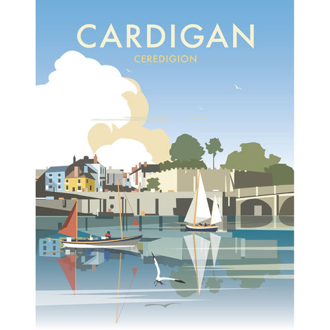 THOMPSON331: Cardigan Bay, South Wales 24" x 32" Matte Mounted Print