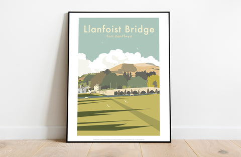 Llanfoist Bridge By Artist Dave Thompson - 11X14inch Premium Art Print