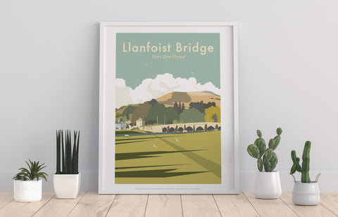 Llanfoist Bridge By Artist Dave Thompson - 11X14inch Premium Art Print