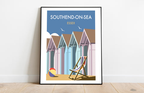 Southend-On-Sea By Artist Dave Thompson - Premium Art Print