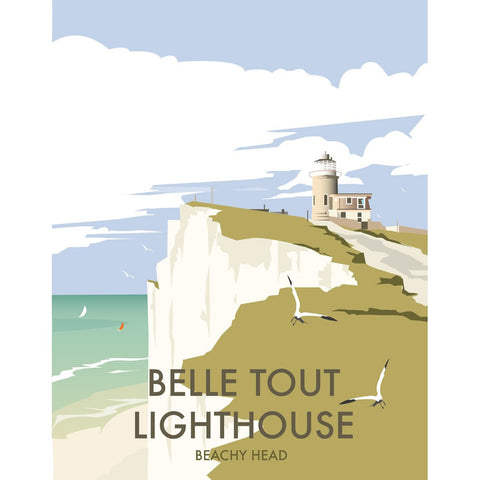 THOMPSON340: Belle Tout Lighthouse, Sussex 24" x 32" Matte Mounted Print
