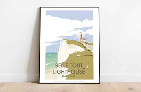 Belle Tout Lighthouse By Artist Dave Thompson - Art Print