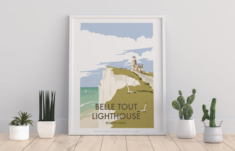 Belle Tout Lighthouse By Artist Dave Thompson - Art Print