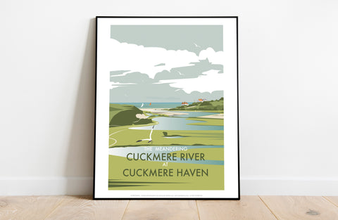 The Meandering Cuckmere River By Dave Thompson Art Print