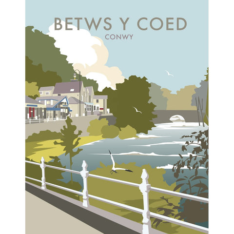 THOMPSON342: Betws Y Coed, North Wales 24" x 32" Matte Mounted Print