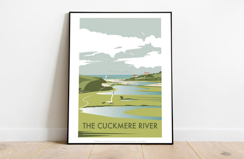 The Cuckmere River By Artist Dave Thompson - Art Print