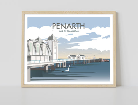 Penarth By Artist Dave Thompson - 11X14inch Premium Art Print
