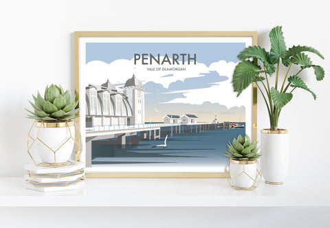 Penarth By Artist Dave Thompson - 11X14inch Premium Art Print