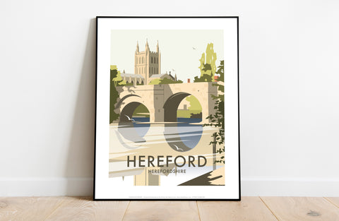 Hereford By Artist Dave Thompson - 11X14inch Premium Art Print