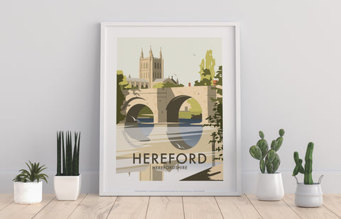 Hereford By Artist Dave Thompson - 11X14inch Premium Art Print