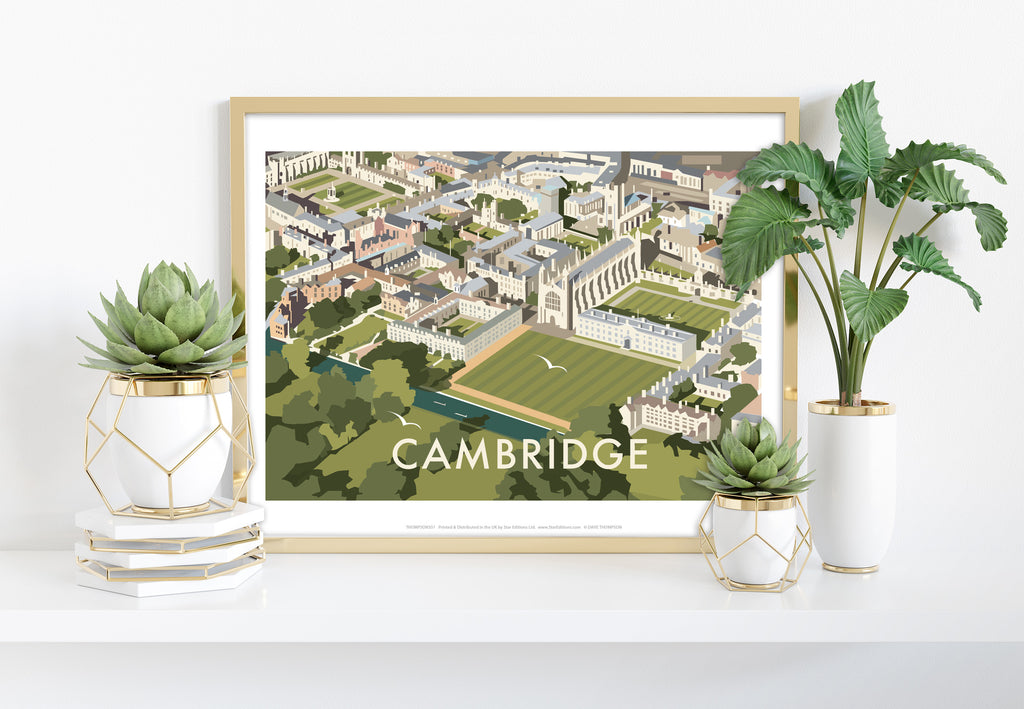 Cambridge By Artist Dave Thompson - 11X14inch Premium Art Print